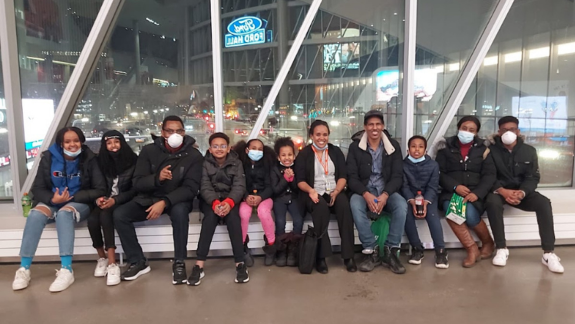 Families enjoy the evening at Rogers Place | Photos by Emmanuel Eremionkhale Faith and Fun Night at Rogers Place