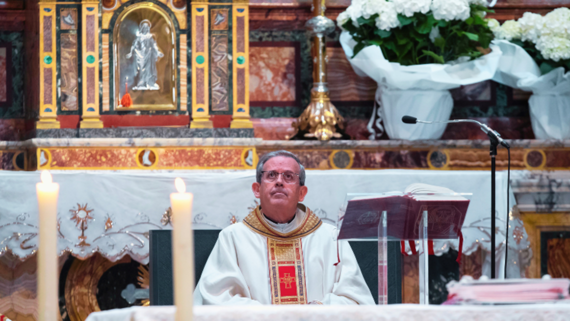 Rector Major Fr. Fabio Attard, SDB | Courtesy of Agenzia Info Salesiana (ANS) Fr. Fabios talk from the closing Of GC29