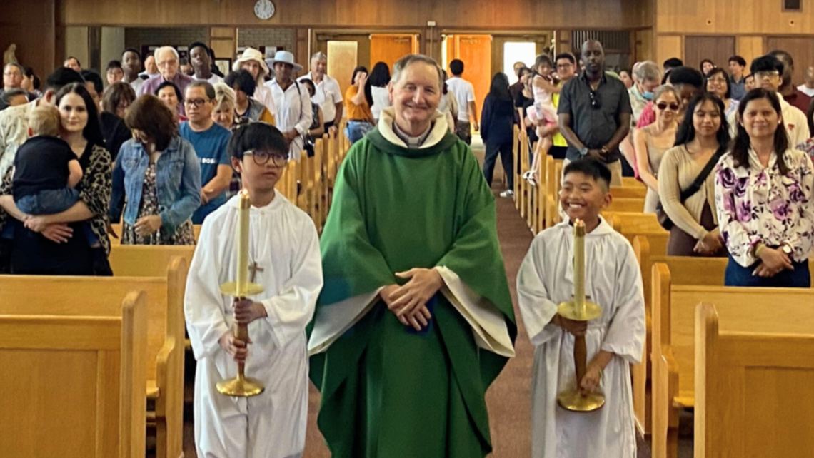 Fr. Mike Mendl in Edmonton