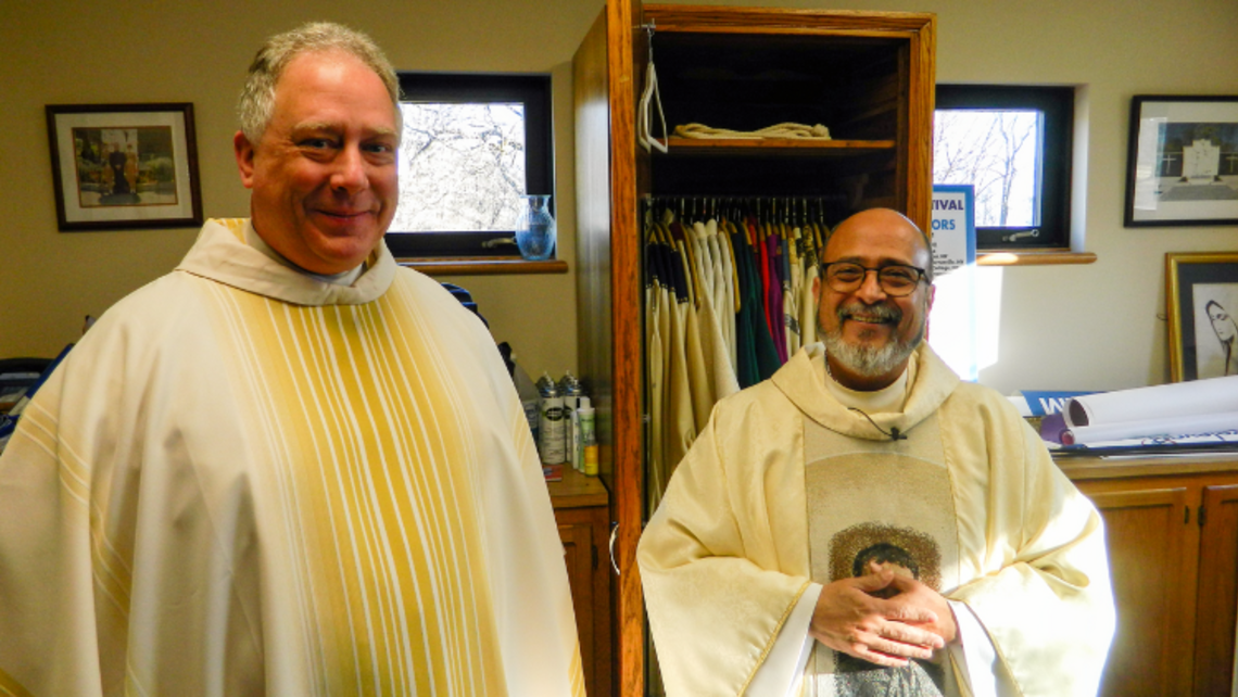 Fr. Tim and Fr. Hugo at Province Day