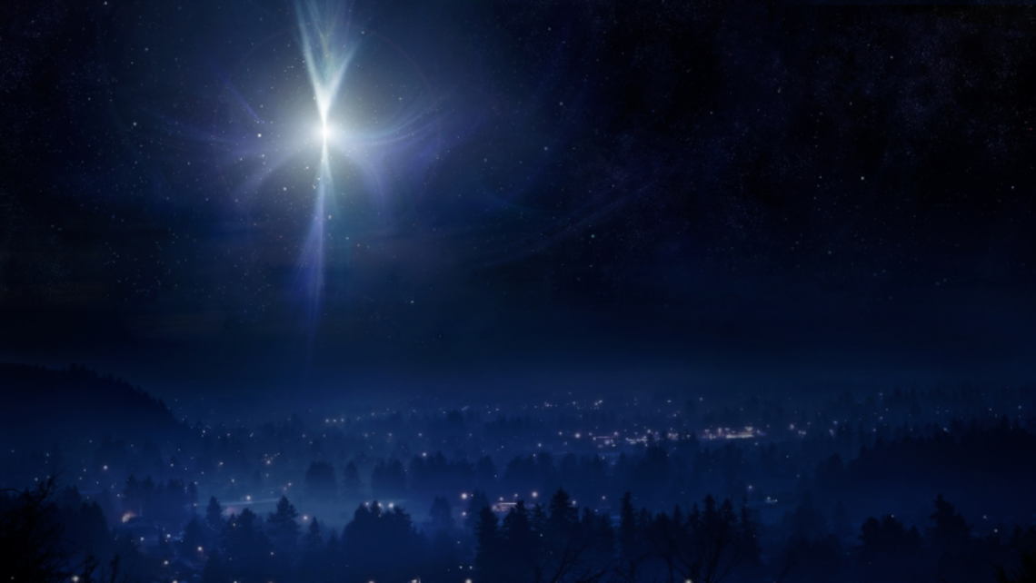 The star of Bethlehem shines in the night's sky. | Photo by RyanJLane from Getty Images Signature Fundraiser for Bethlehem