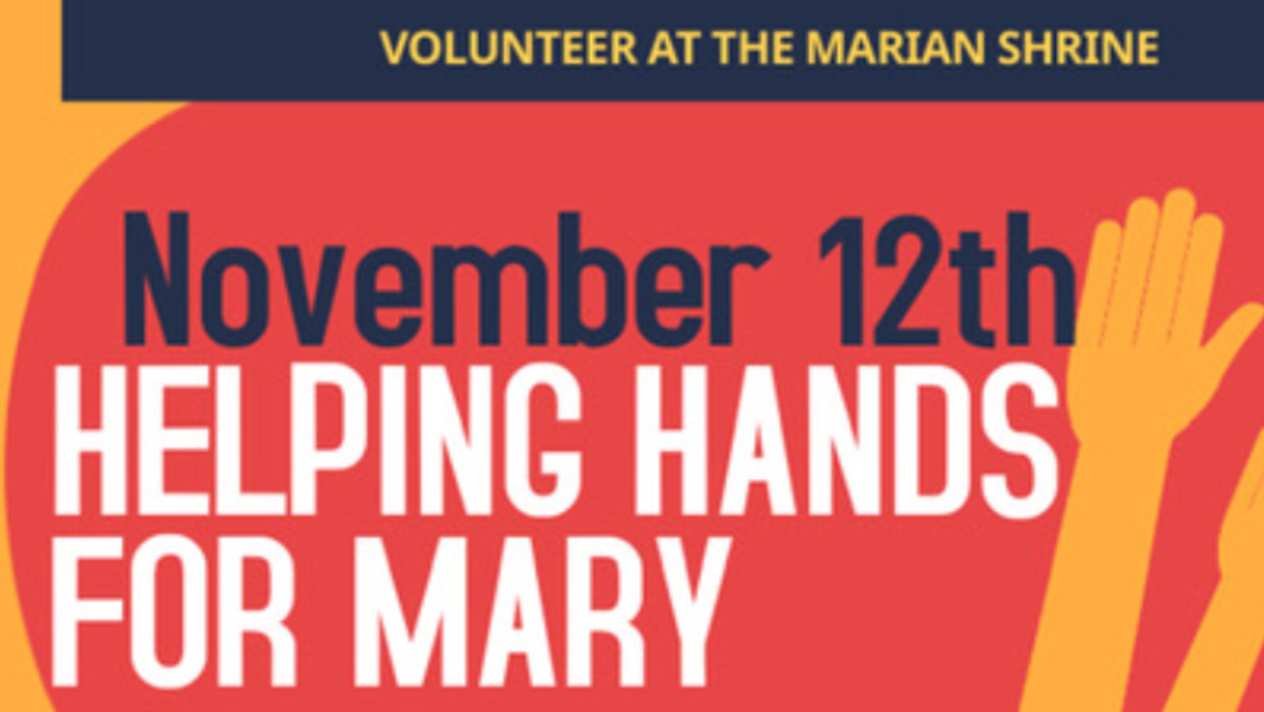 Part of the flyer | Courtesy of Fr. Steve Shafran, SDB Helping Hands for Mary