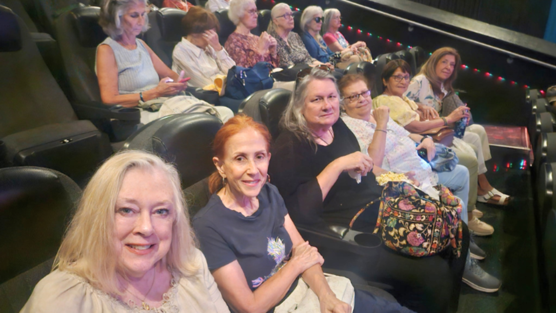 Hernando Salesian Cooperators prepare to see the film Sacred Heart: His Reign Has No End in Ocala, Fla. | Credit: Melody Candiloro Hernando Cooperators Sacred Heart Film