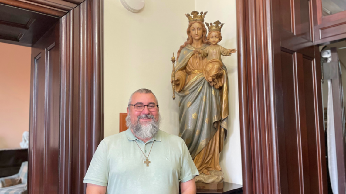 Fr. Artur Bartol, SDB, during his visit to the Salesian Provincial Center | Photo by Julia St. Clair Interview with Fr. Artur