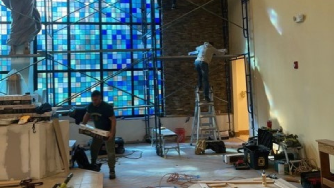 Marian Shrine Renovations Continued