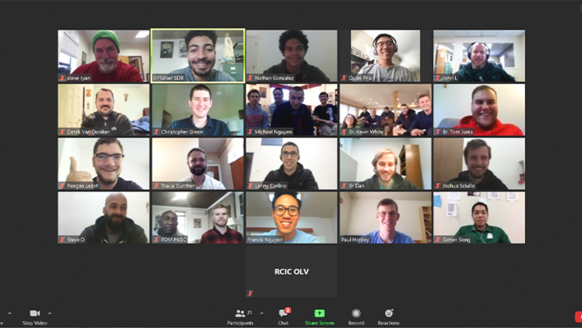 Photo credit: Br. Rafael Vargas, SDB Men In Formation Virtual Gathering January 2021