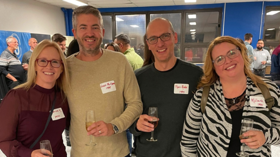 Le Salésien alumni at an event in December 2022 | Photo courtesy of Le Salésien's Facebook Message of the Provincial 01.05.23
