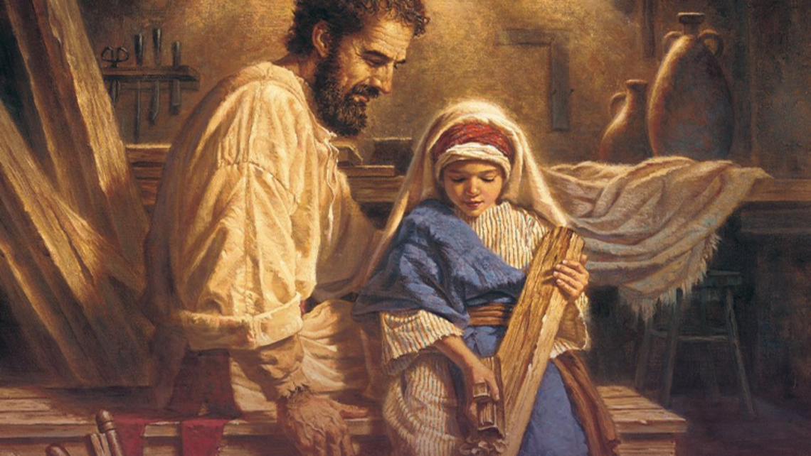 Photo credit: The Word Among Us Press St. Joseph and Jesus