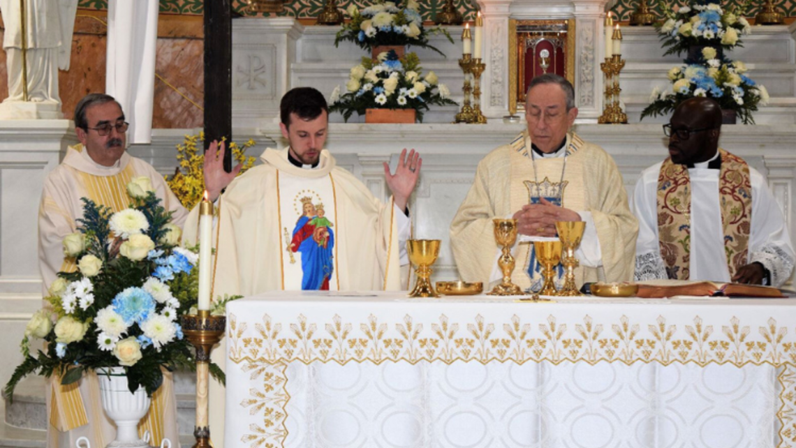 Fr. Joshua Sciullo concelebrates the Eucharist after his ordination | Photo courtesy of Fr. Provincial Tim Zak, SDB Message of the Provincial 06.15.23