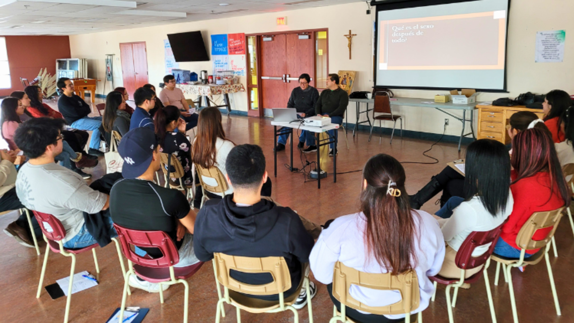 Escoge I Becchi members at a gathering | Courtesy of Fr. Tito Iannaccio, SDB Montreal Don Bosco Latino Ministry 1_03.2024