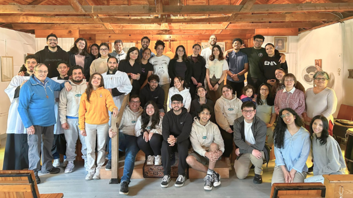 Group shot of the participants and organizers of the Valdocco Retreat | Credit: Fr. Tito Iannaccio, SDB Montreal: Escoge Team Hosts Valdocco Retreat
