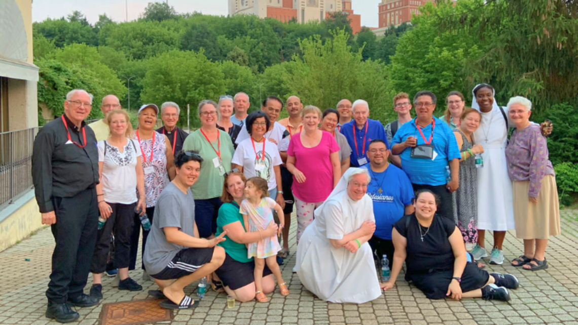 Salesian Family members during the 2022 Salesian Family Pilgrimage | Courtesy of Sr. Denise Sickinger, FMA Next Salesian Family Pilgrimage