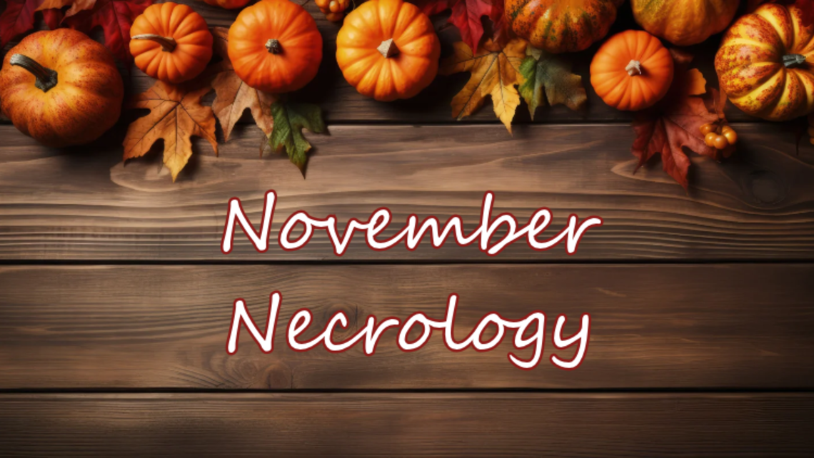 November 2026 Necrology