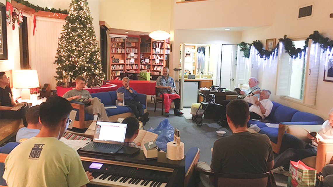 Photo credit: Fr. John Puntino, SDB Our Richmond Covid Christmas