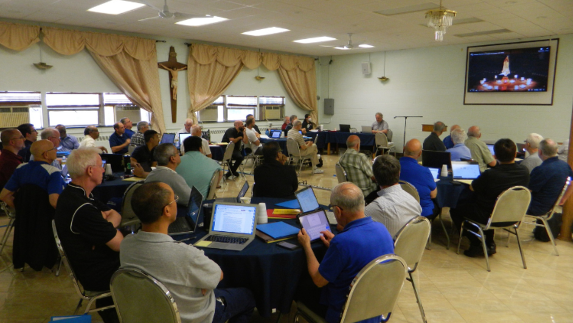 Provincial Chapter during session two | Photo by Fr. Mike Mendl, SDB Provincial Chapter 2022