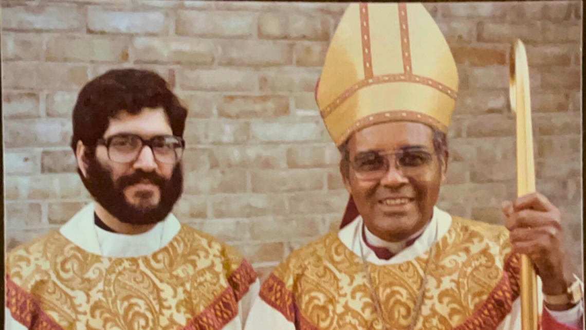 Fr. Jim Cerbone, SDB, and Newark’s Auxiliary Bishop Joseph A. Francis, SVD, after Fr. Jim’s ordination | Photo courtesy of Salesian Provincial Archives Rest in Peace, Fr. Jim Cerbone