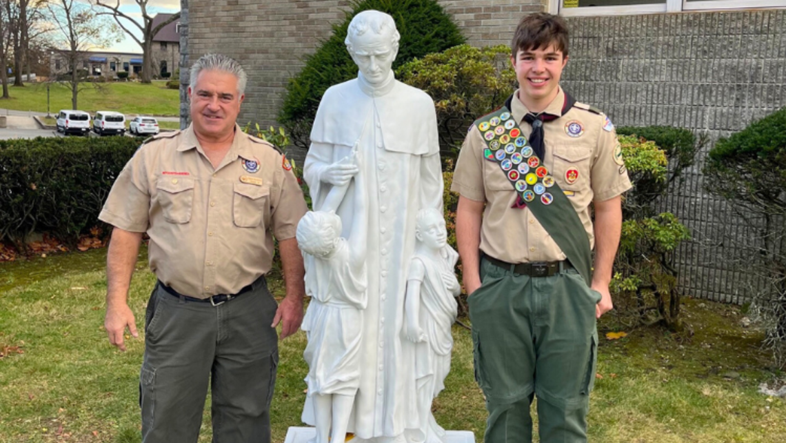 Salesian High New Don Bosco Statue