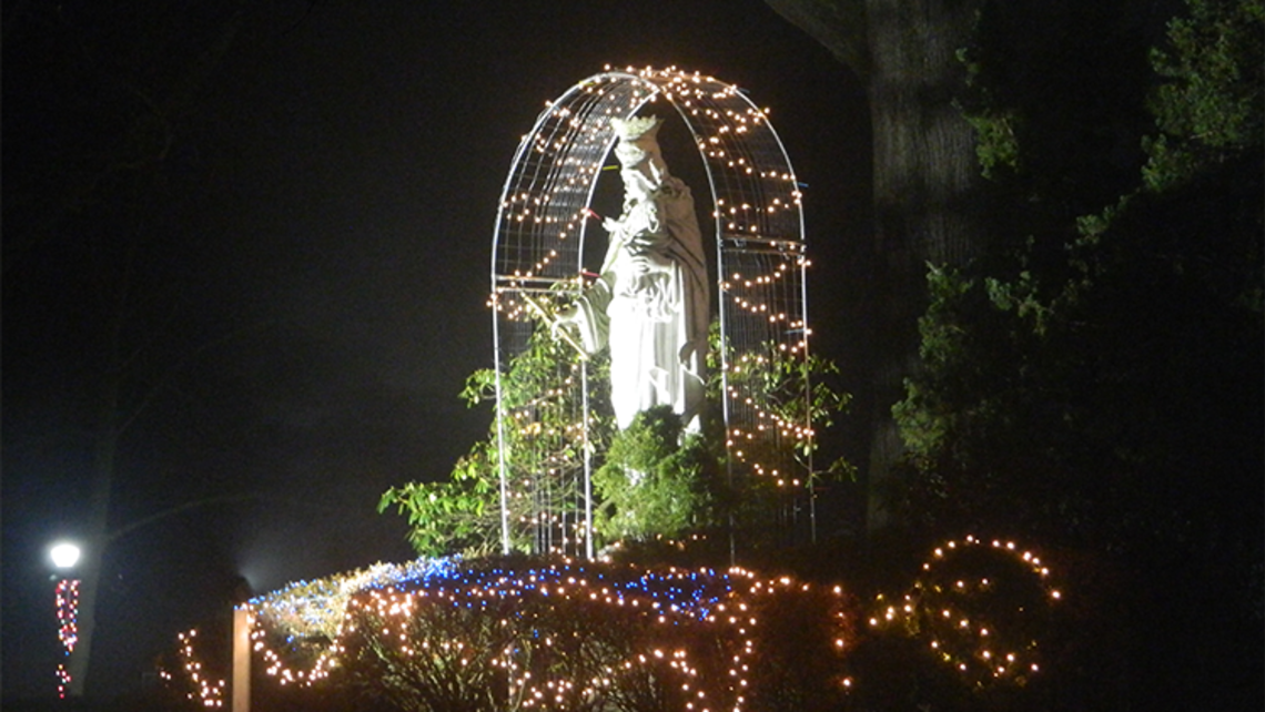 Photo credit: Fr. Mike Mendl, SDB Salesian HS Drive-Thru Winter Wonderland