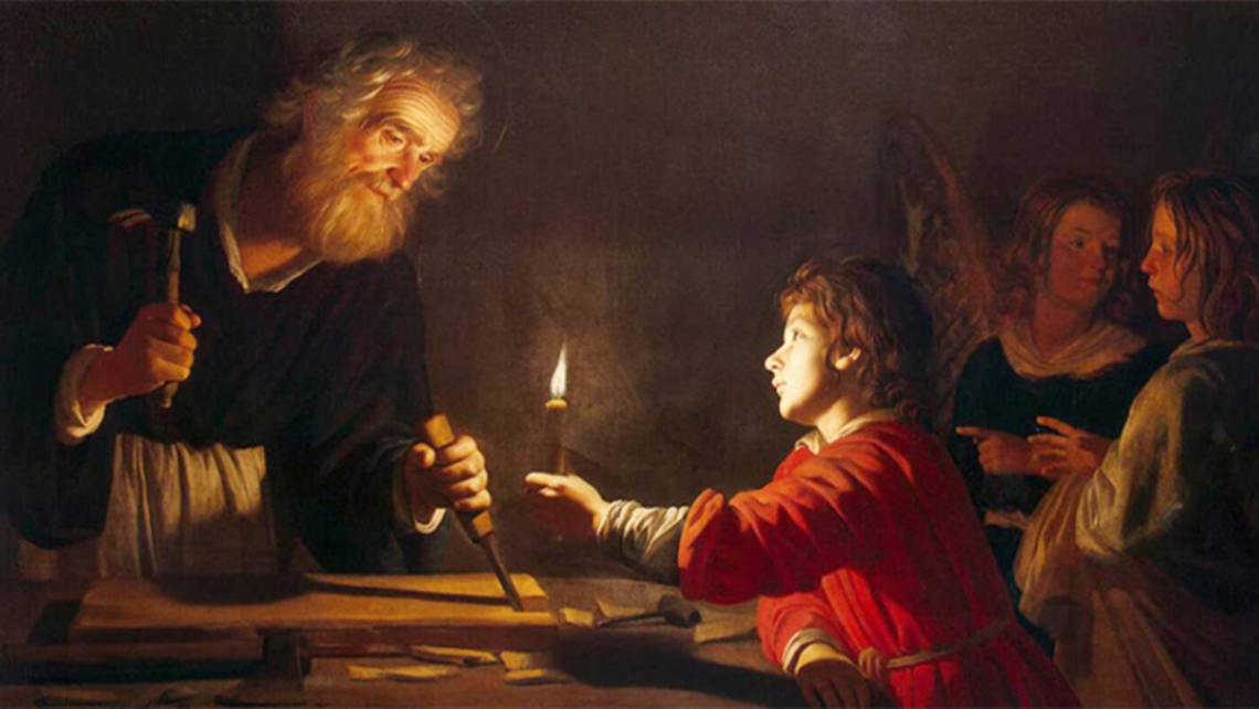 Childhood of Christ | Gerard van Honthorst St. Joseph the Worker