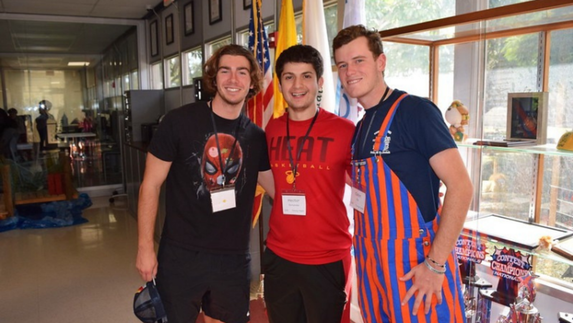Three members of the young team at the Southern SLR last November | Photo by Vicky Weekley SYM Corner 03.24.22