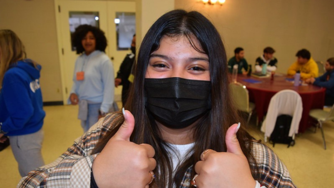 A young attendee at the March 2022 SLR | Photo by Vicky Weekley SYM Corner 05.05.22 Website