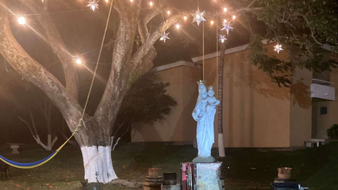 Mary Help of Christians outside the Salesian Retreat House in Amatitàn | Photo by Fr. Lou Molinelli, SDB SYM Corner 10.26.22