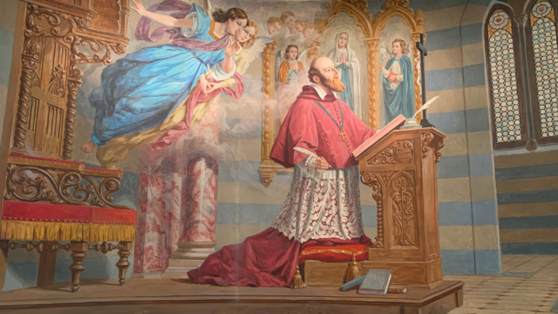 St. Francis de Sales, taken from a church in Turin | Photo courtesy of Fr. Tim Zak, SDB, Provincial SYM Corner Strenna 1