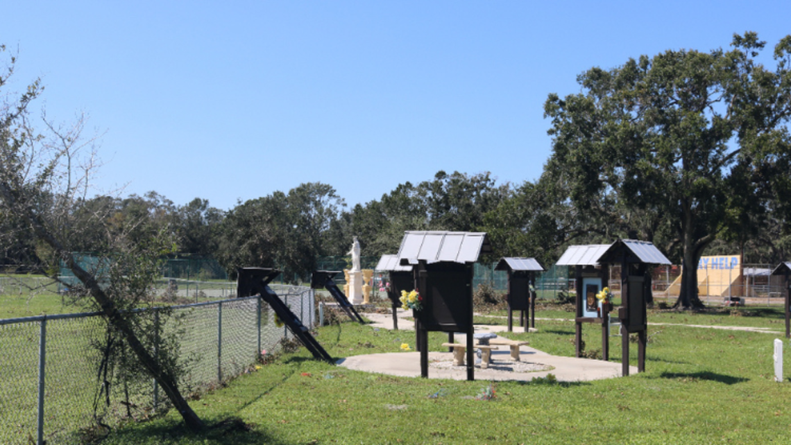 Some of the minor damage from Hurricane Milton | Photo by Ms. Chioma Okoye Tampa: Hurricane Milton