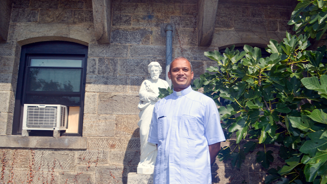 Photo by Julia St. Clair Welcome, Fr. Shiju!