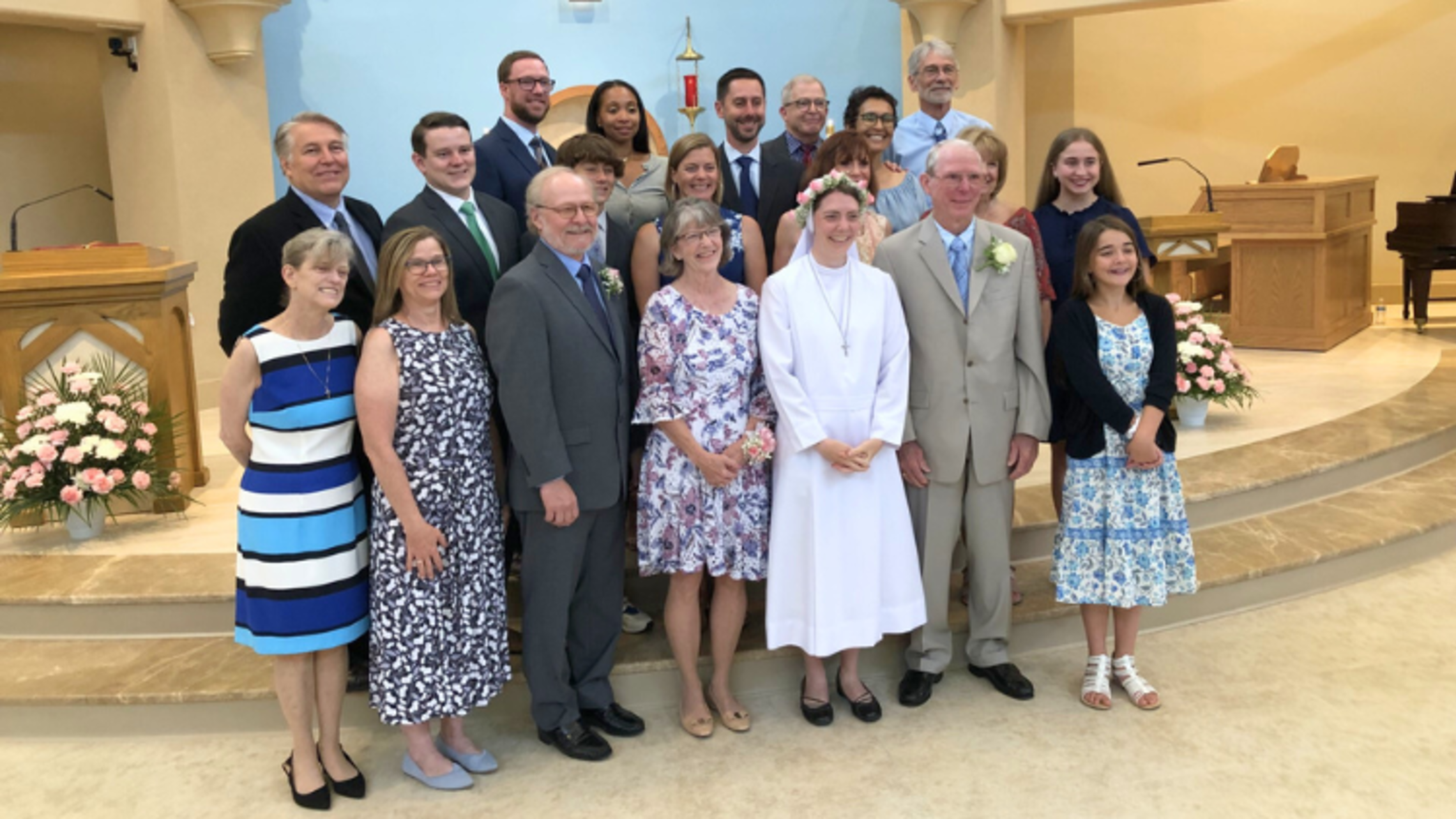 Sr. Kelly Schuster, FMA (third from right) and family | Photo by Fr. Mike Mendl, SDB Congratulations, Sr. Kelly!