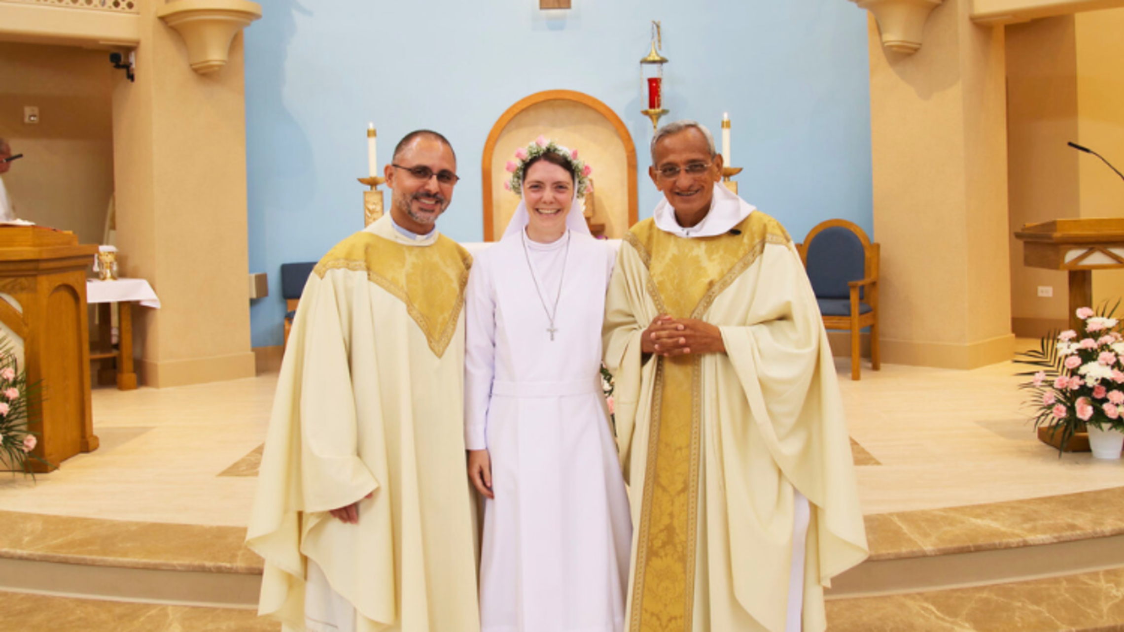 Fr. Abe, Sr. Kelly and Fr. Pascual