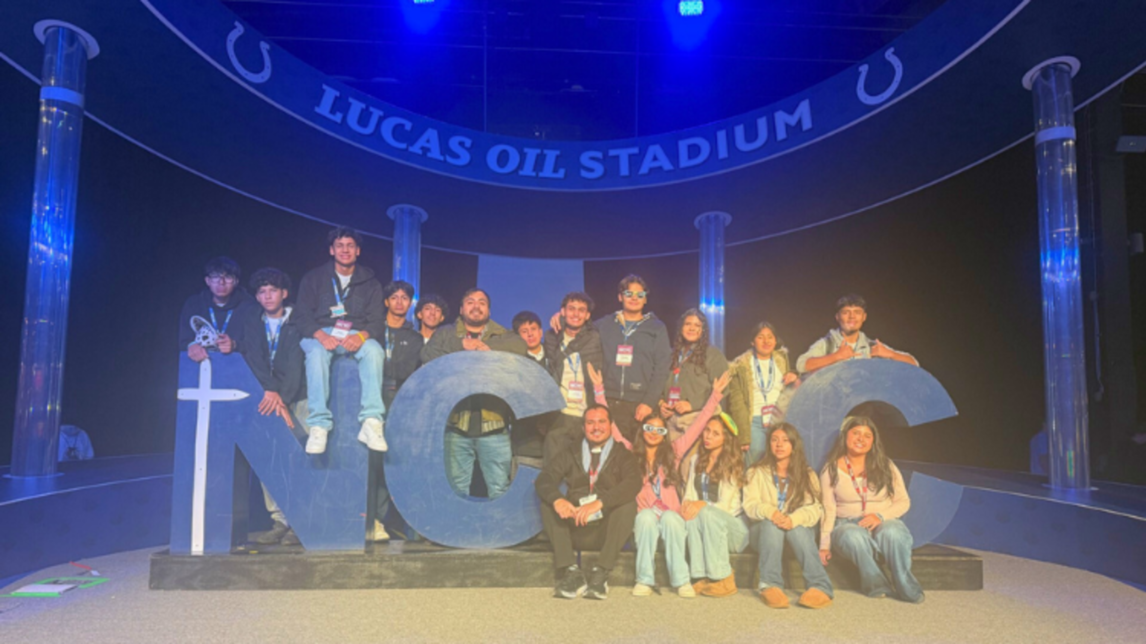 Fr. Eddie and Port Chester youths NCYC