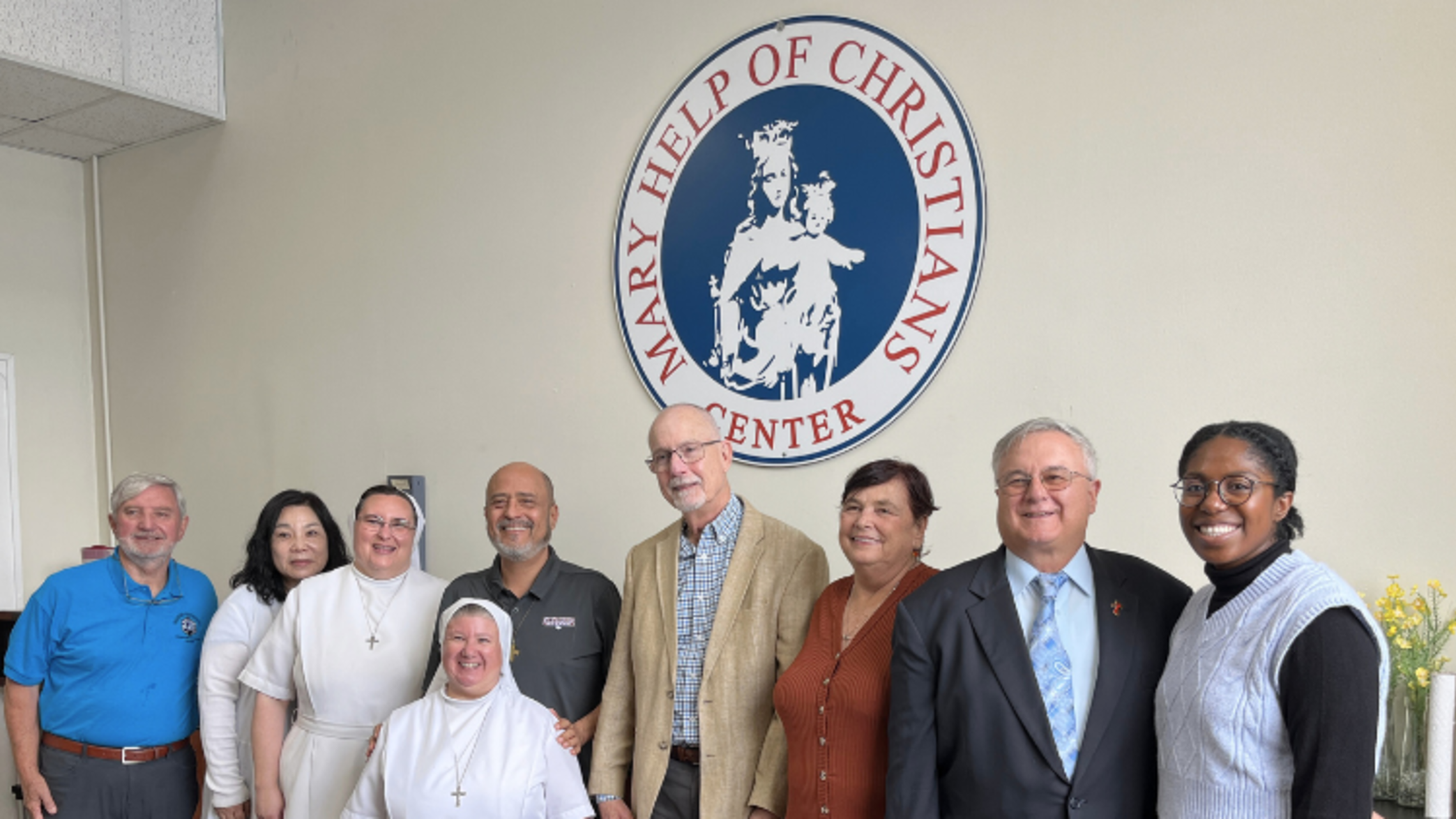 Fr. Hugo (fourth from the left) with some Tampa Salesian Family members | Courtesy of Ms. Chioma Okoye Fr. Hugo in Tampa
