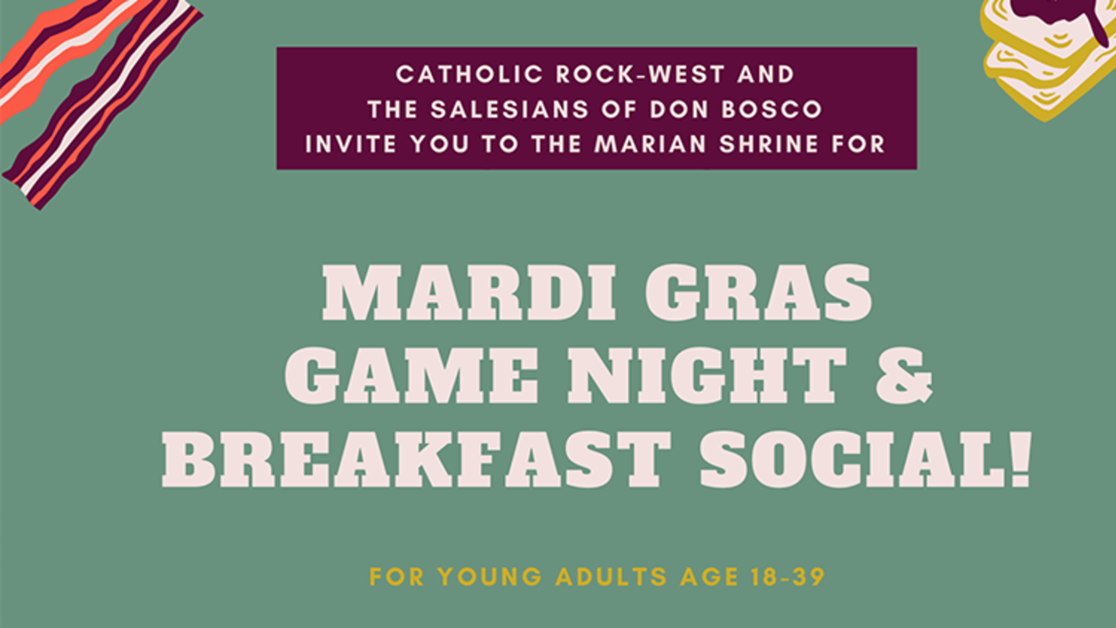 Mardi Gras Event at Marian Shrine