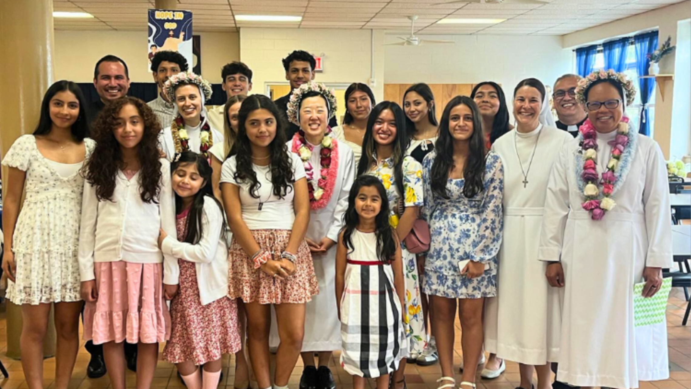 Port Chester Salesian Family at the FMA perpetual professions | Credit: Fr. Eddie Chincha, SDB Port Chester Summer 2025