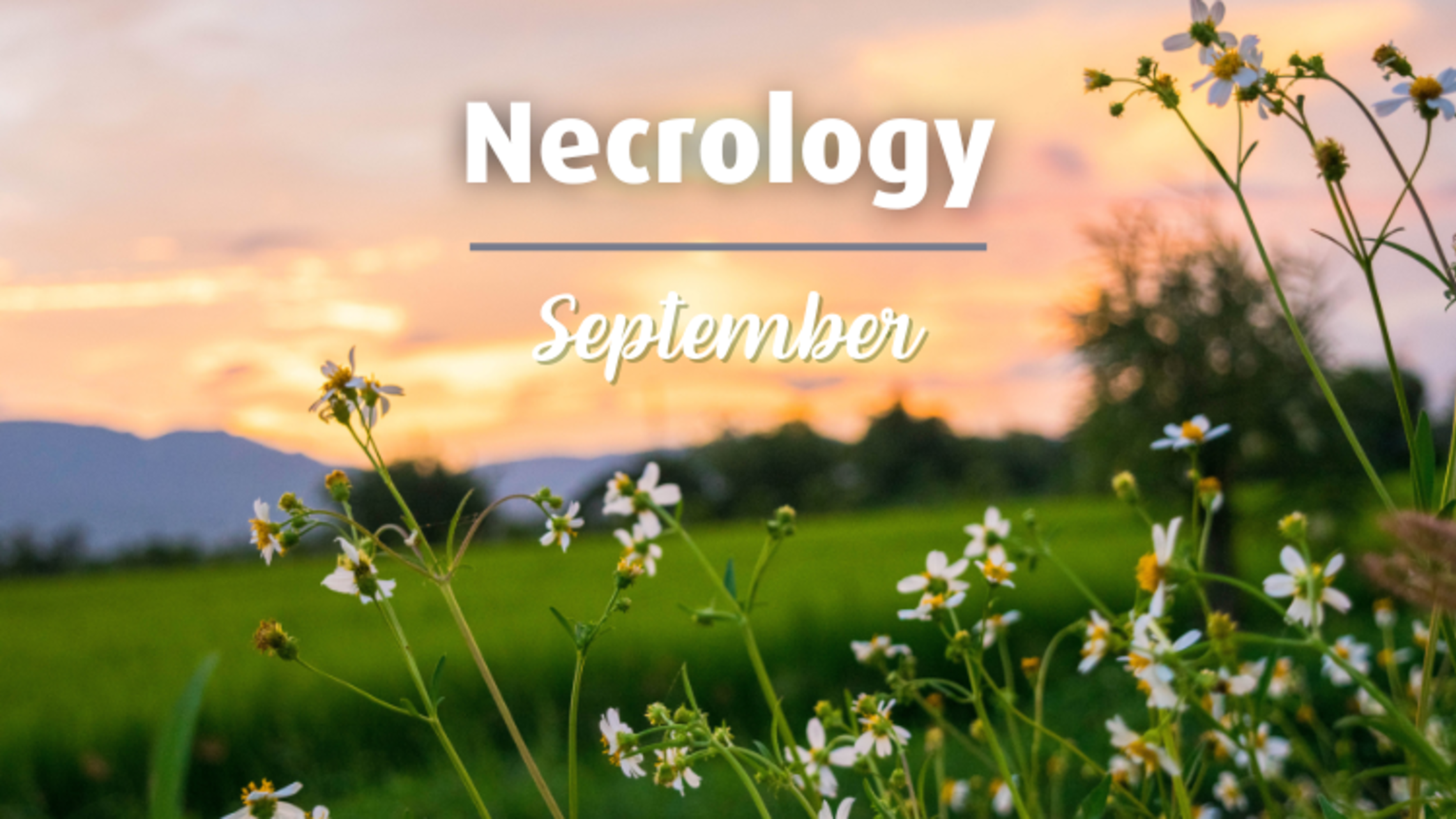 September 2025 Necrology