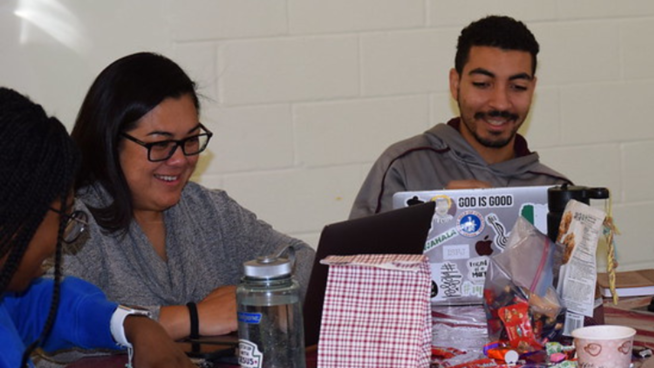 Chioma Okoye, Mariel Cabrera, and Br. Rafi Vargas, SDB, at the 2022 CYM Meetings | Photo by Salesian Youth Ministry SYM Corner 01.04.23