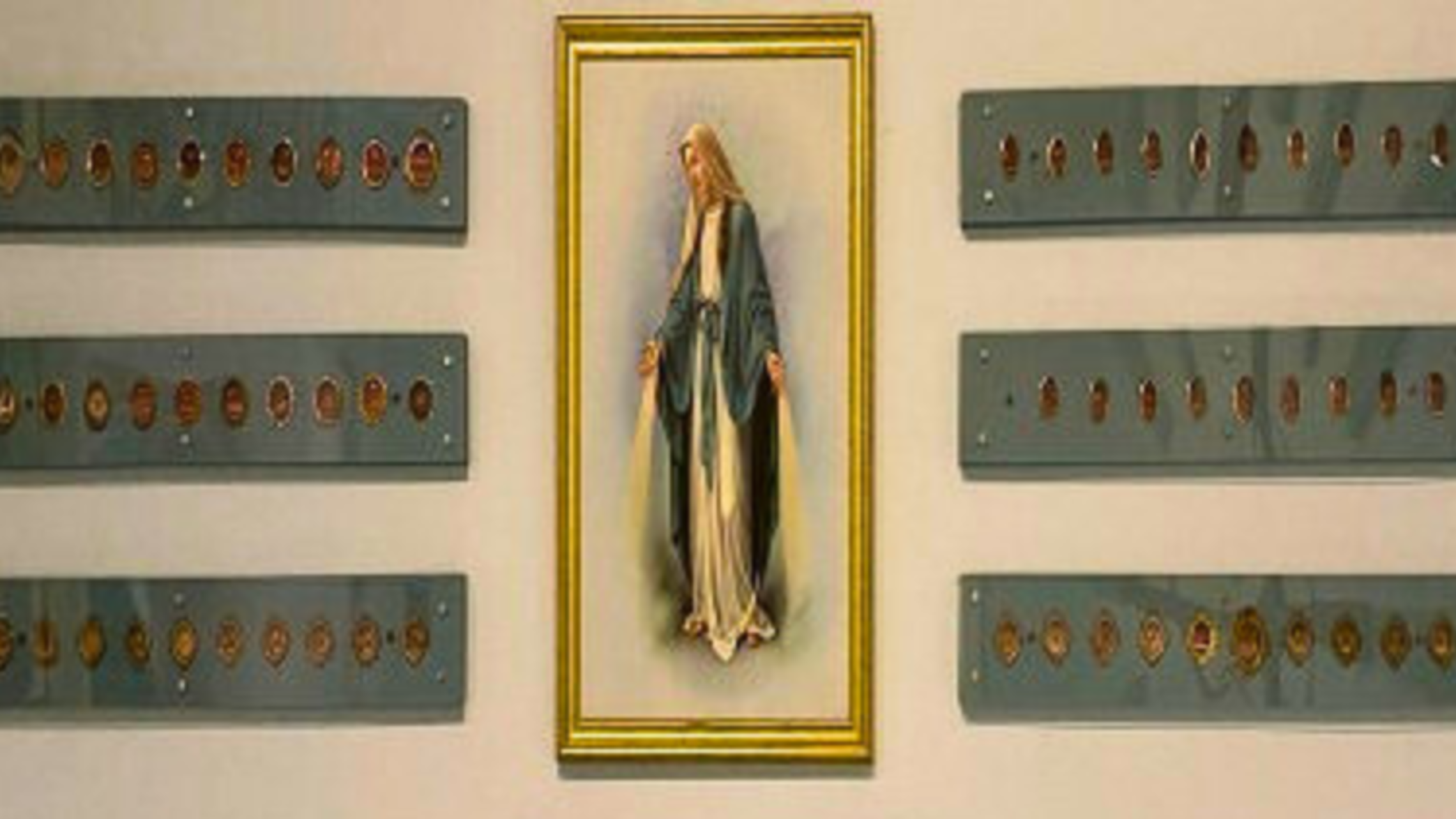 Some of the many relics at Mary Help of Christians Church | Courtesy of Mary Help of Christians Tampa’s website Tampa MHC Relics