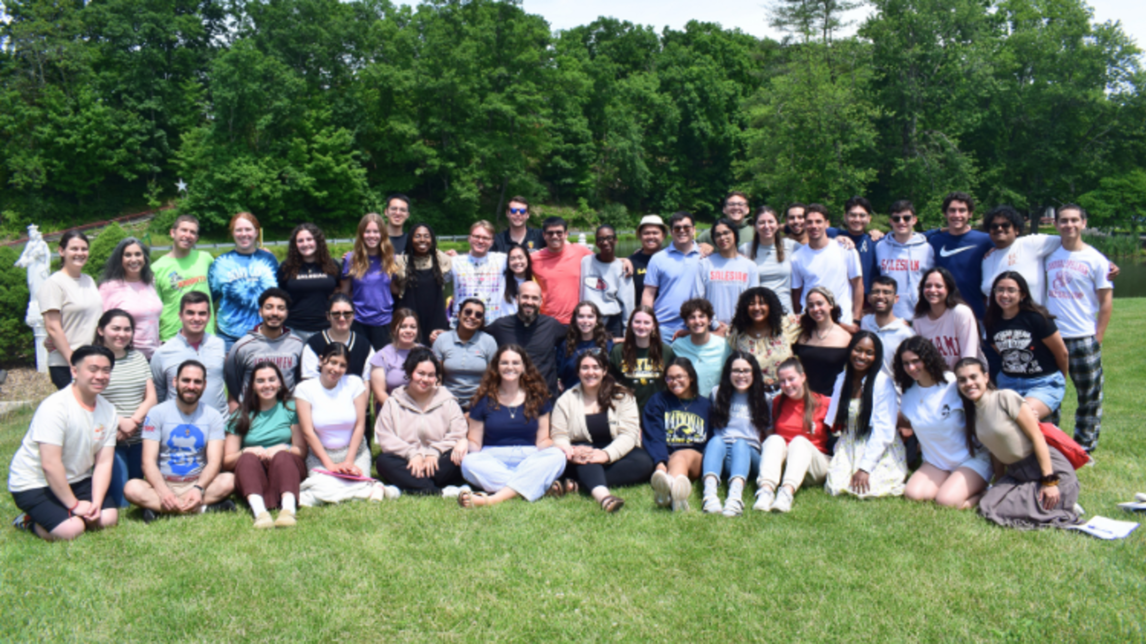 Group photo at Camp Auxilium | Photo by Salesian Youth Ministry YAR 2024 Group Photo