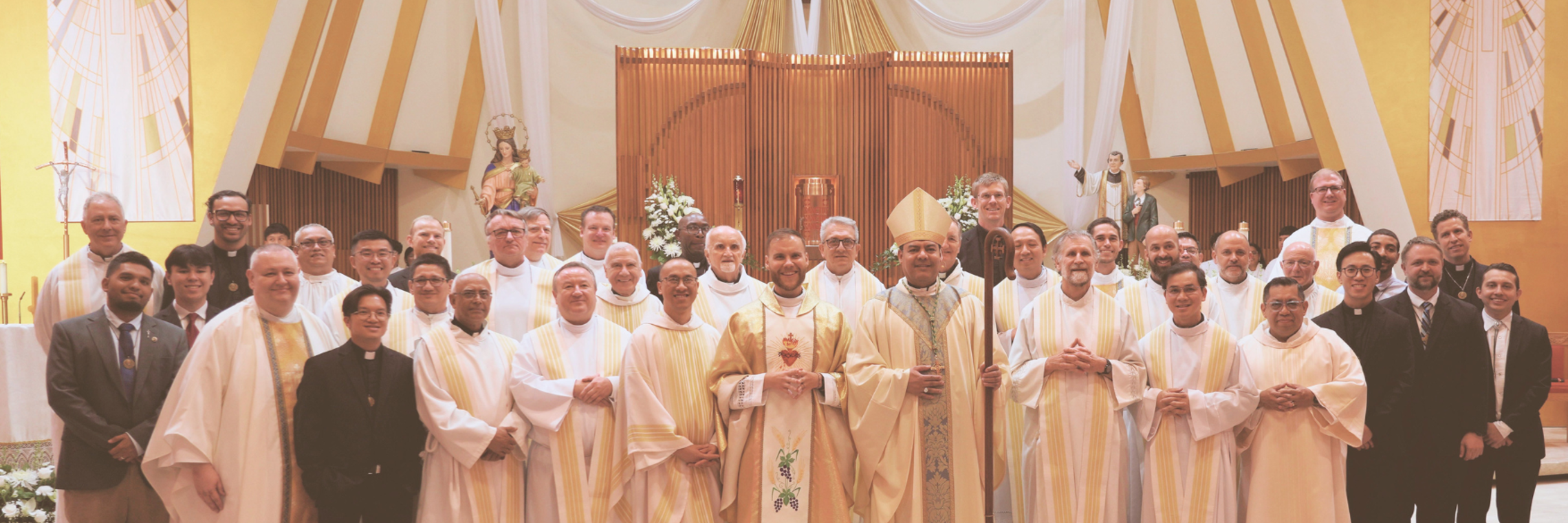 Group Shot from Fr. Tom Junis's Ordination, June 27, 2026