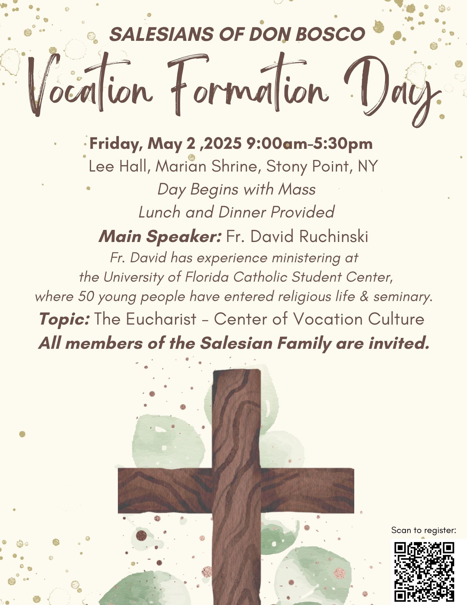 Vocation Formation Day Flyer 2025